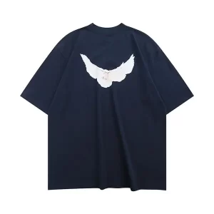 Kanye YEEZY GAP Shirt Dove Of Peace Season 6 Oversized Blue