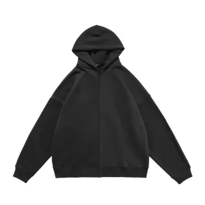 Season 6 Kanye West zip up Hoodie Grey Black