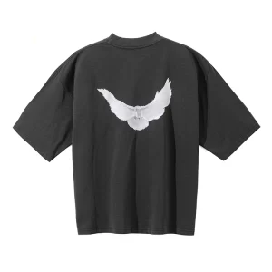 Yeezy Gap Engineered by Balenciaga Dove Half Sleeve Tee Grey